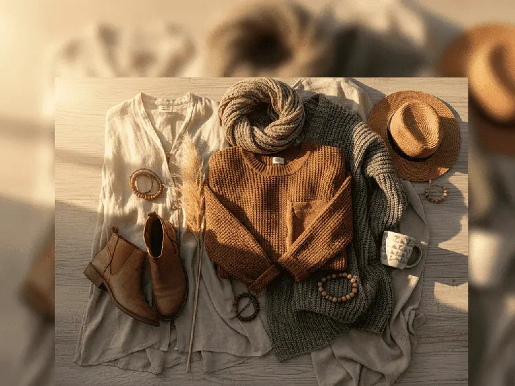 various earth toned fabrics
