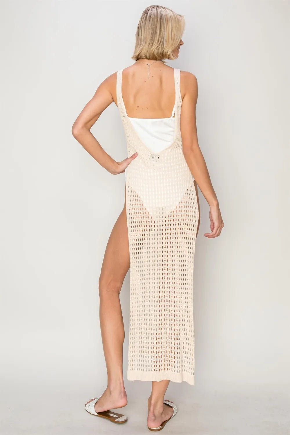 HYFVE Crochet Backless Cover Up Dress - Salty Season LLC
