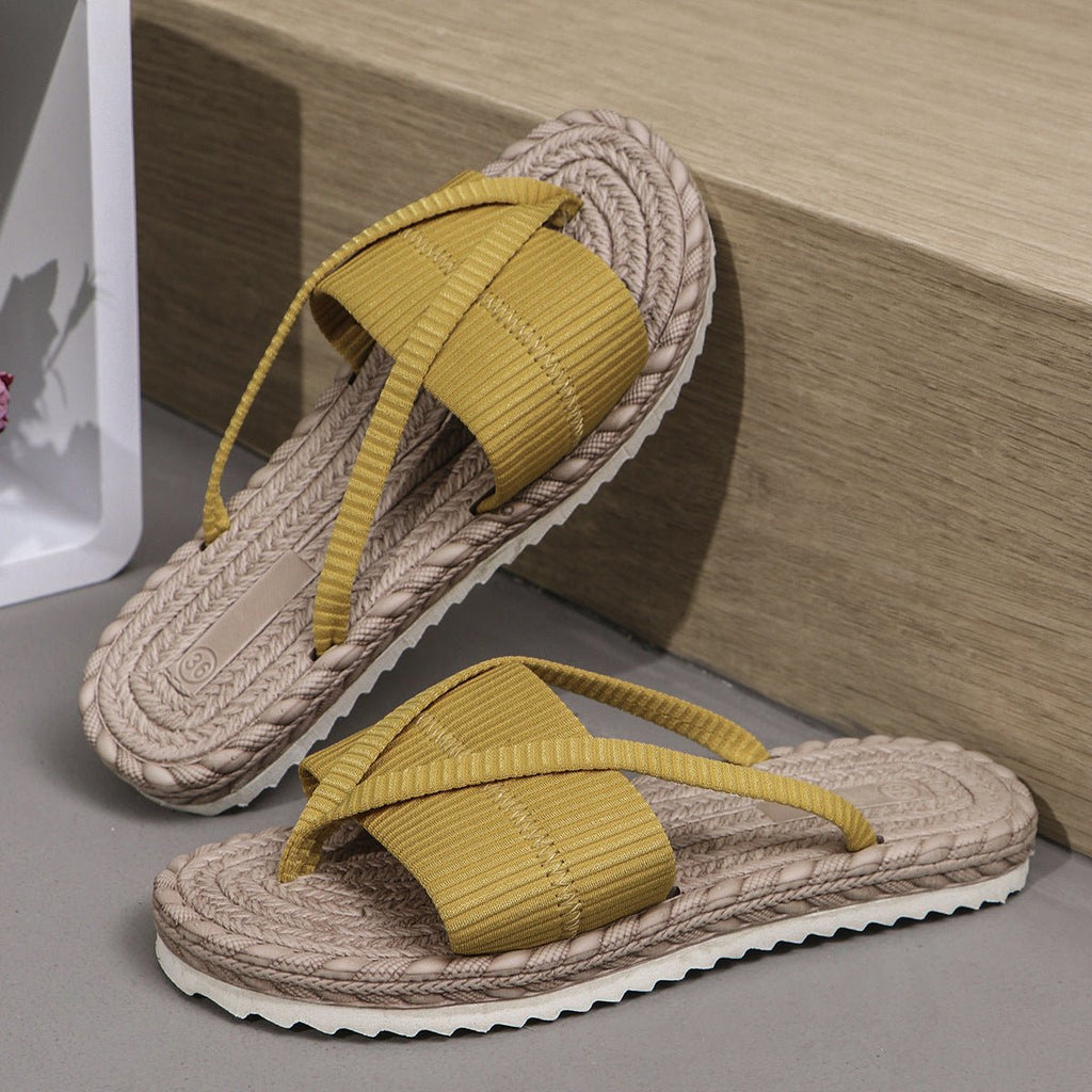 Women's  Beach Vacation Sandals Fashion Toe-Strap Flip-Flops Slipper - Salty Season LLC