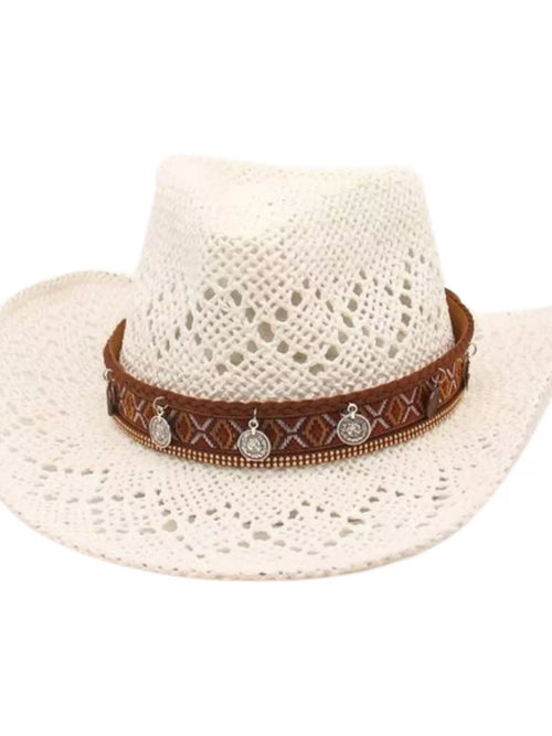 Boho Woven Cowboy Hat - Salty Season LLC