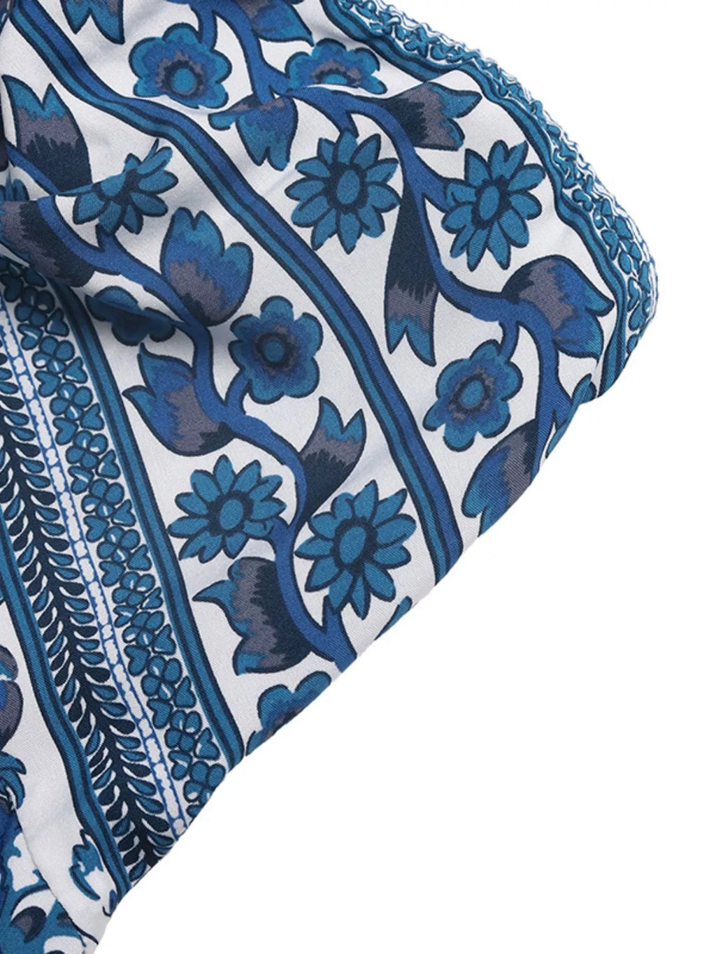 Floral Print Strapless Maxi Dress - Salty Season LLC