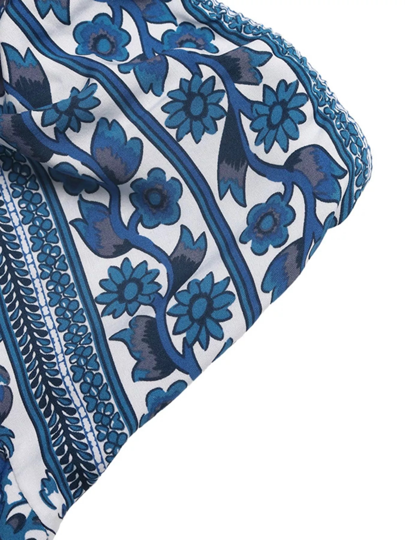Floral Print Strapless Maxi Dress - Salty Season LLC
