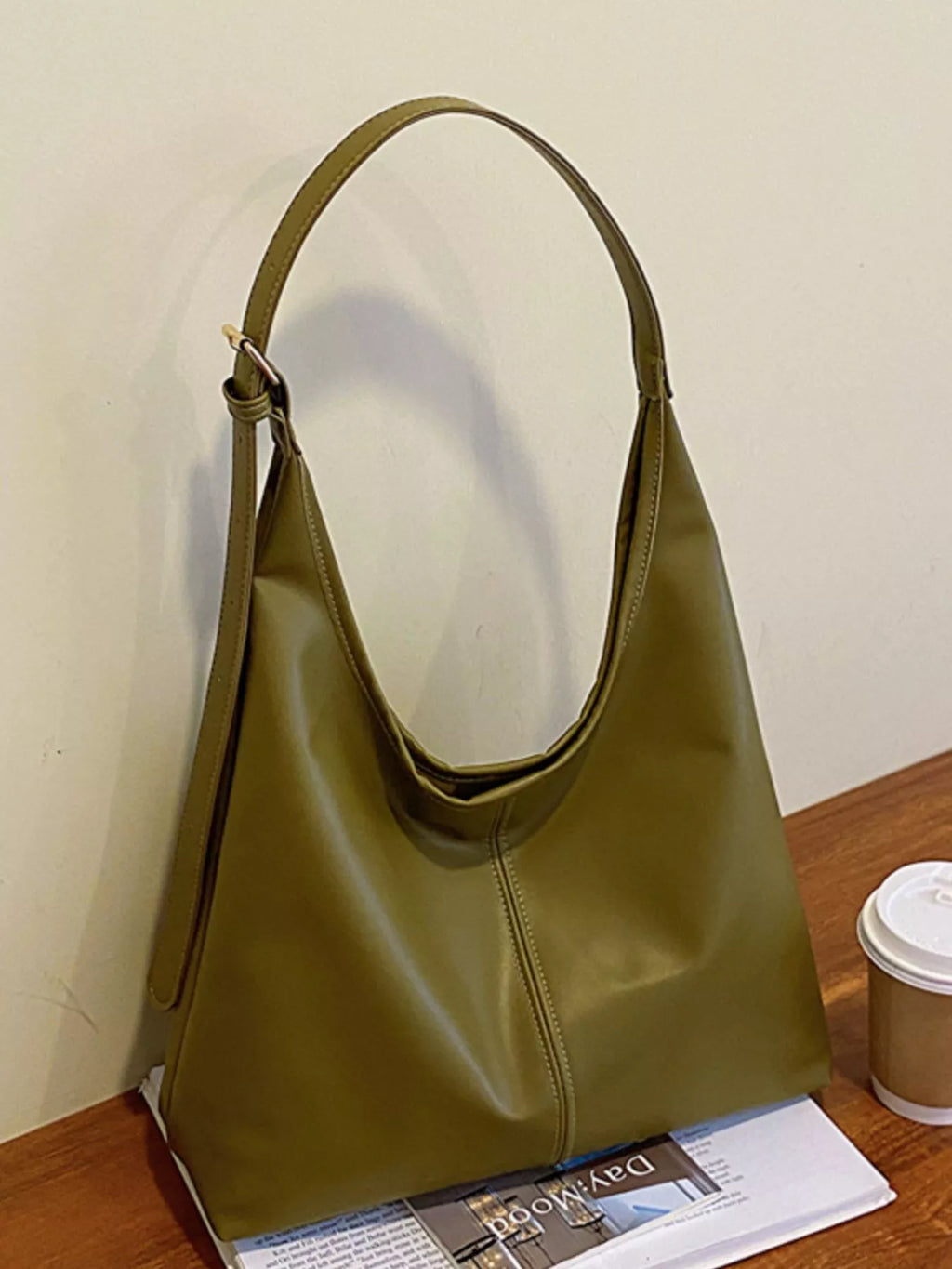 PU Leather Shoulder Bag - Salty Season LLC