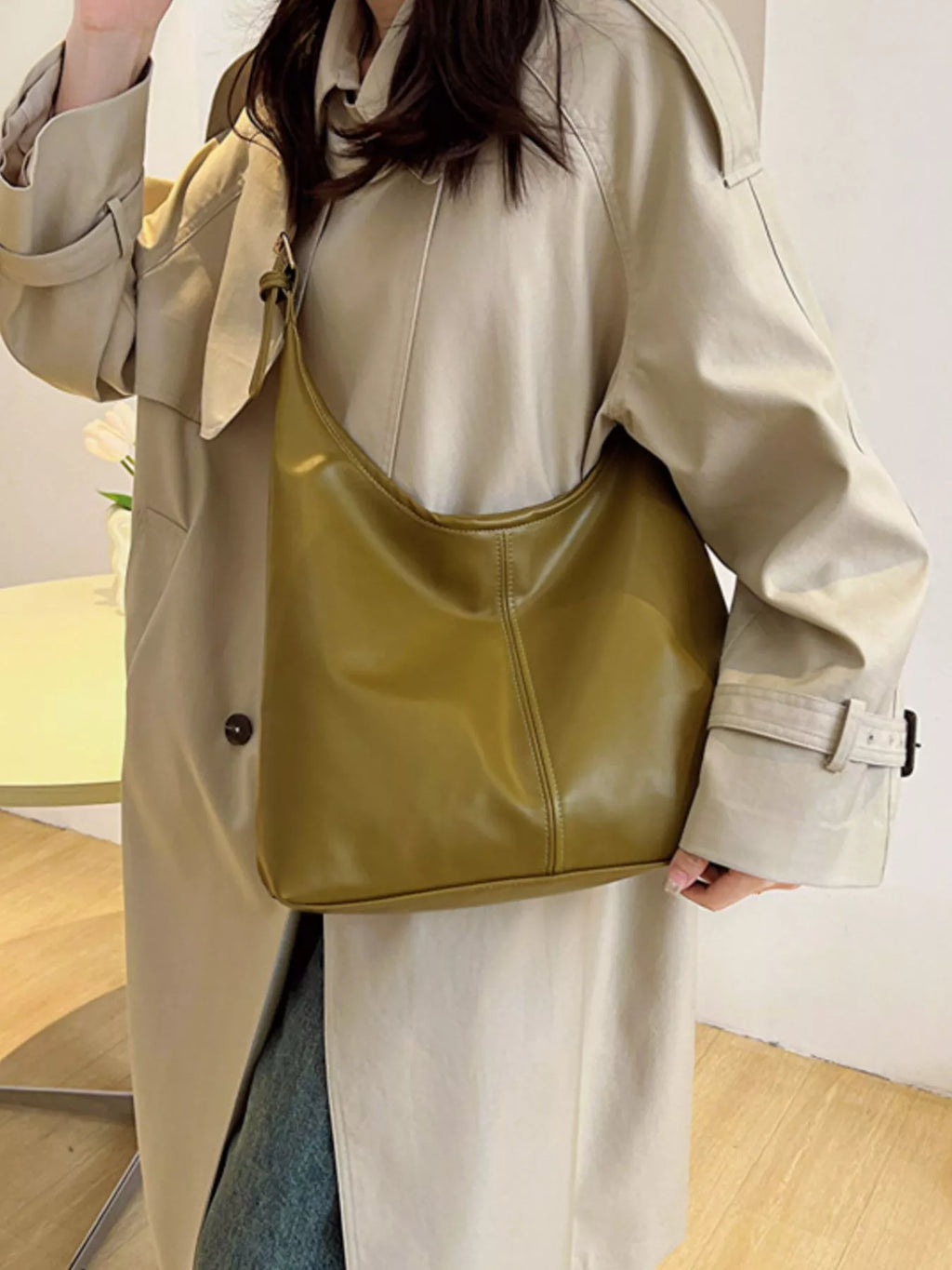 PU Leather Shoulder Bag - Salty Season LLC