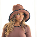BLOOM LINE Crochet Sun Hat In Dark Brown - Salty Season LLC