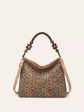 Bohemian Geometric Pattern Hobo Handbag - Salty Season LLC