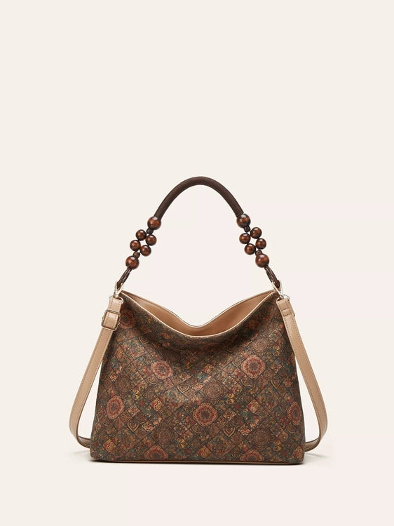 Bohemian Geometric Pattern Hobo Handbag - Salty Season LLC