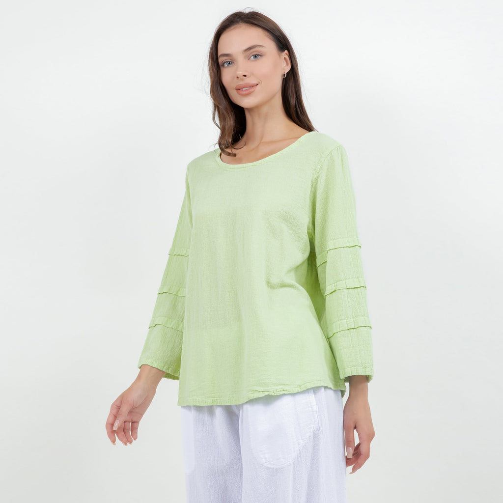 Women's Cotton Gauze Sabrina Top