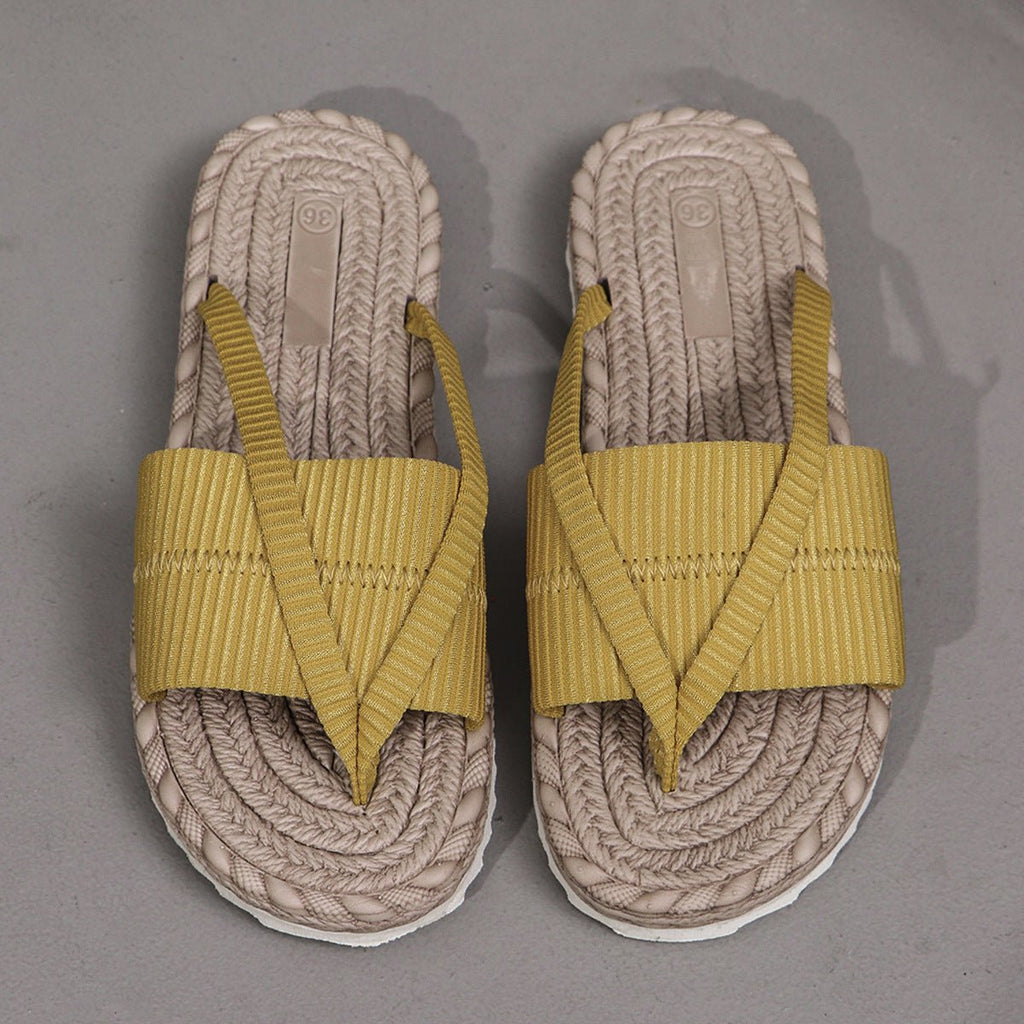 Women's  Beach Vacation Sandals Fashion Toe-Strap Flip-Flops Slipper - Salty Season LLC
