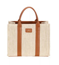 David Jones Square Woven Tote Handbag - Salty Season LLC