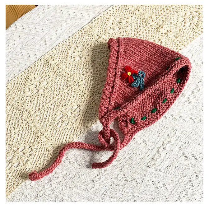 Handmade Crochet Cute Headband in Mauve | Bohemian Style Headpiece - Salty Season LLC