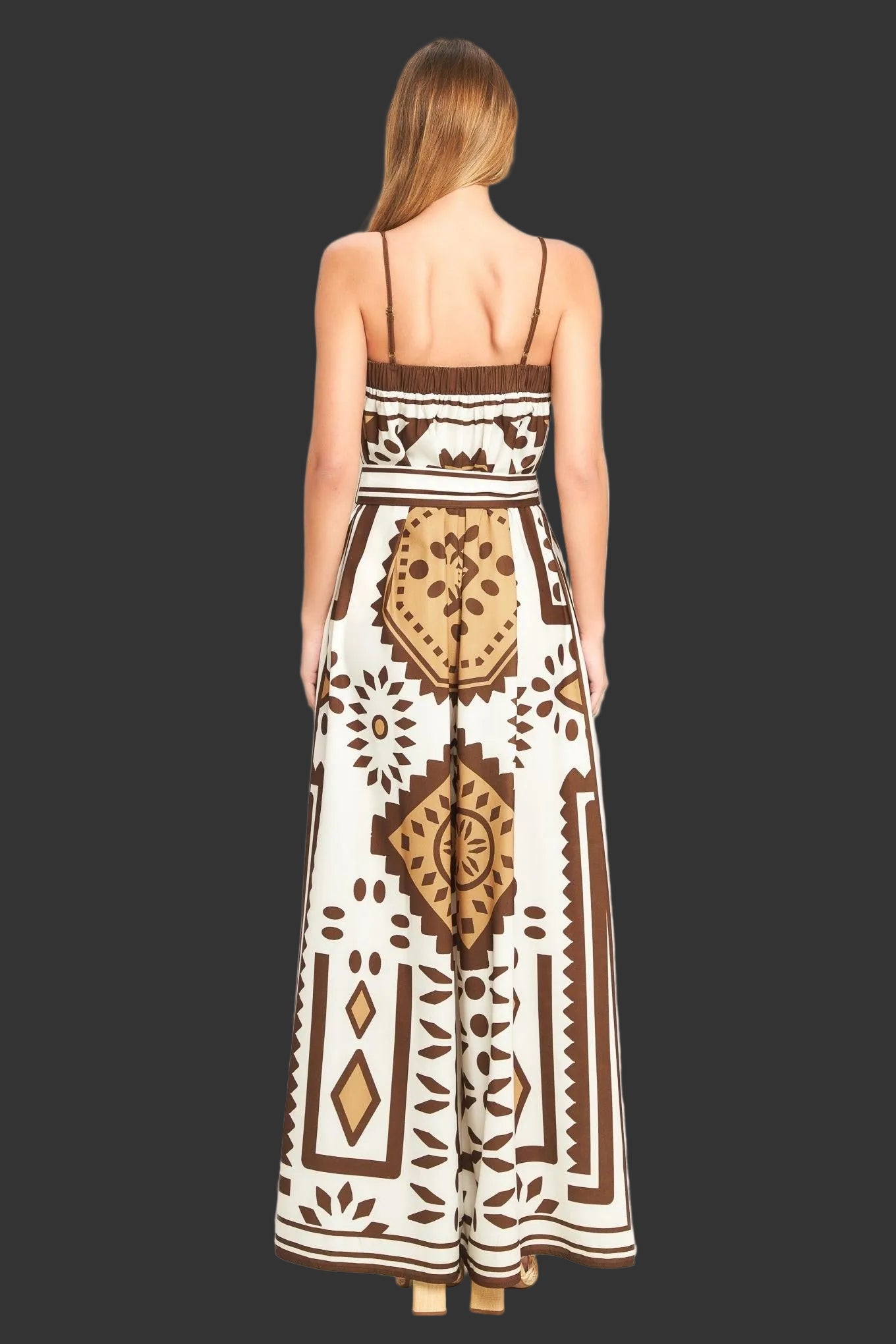 EARTHY ELEGANCE BOHO WOVEN JUMPSUIT