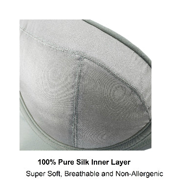 Gray silk inner layer with text highlighting features