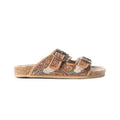 Falling Feather Sandals In Dark Brown - Salty Season LLC