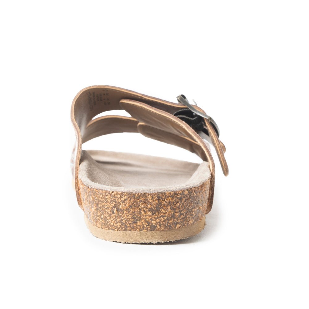 Falling Feather Sandals In Dark Brown - Salty Season LLC