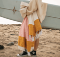 Sundream Sunrise Sustainable Recycled Throw Blanket for Eco-Friendly Comfort