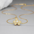 925 Sterling Silver Clover Pendant Necklace - Salty Season LLC