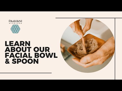 Facial Bowl & Spoon | Eco-Friendly Ayurvedic Skincare Tool